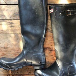 Hunter tall rain boots